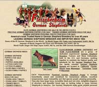 Fleischerheim German Shepherds are located across the United States and the world. Bill Fleischer is an importer of the worlds top German Shepherds including 2X world sieger Yasko von Farbenspiel